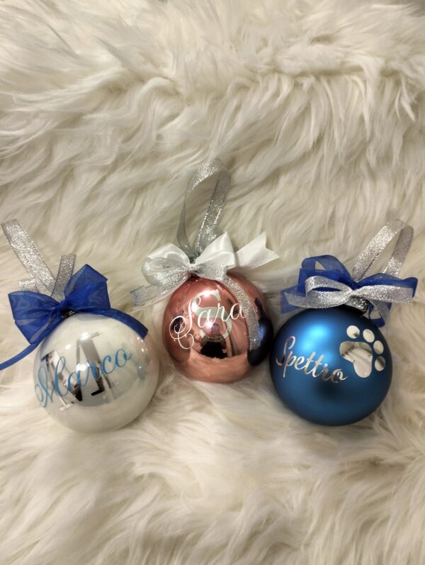 palline di natale con nome personalizzate